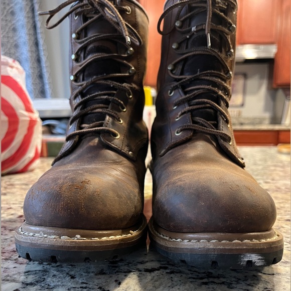 Carolina 8” Elm Logger Waterproof Boot Size 9.5 4E - Picture 5 of 10